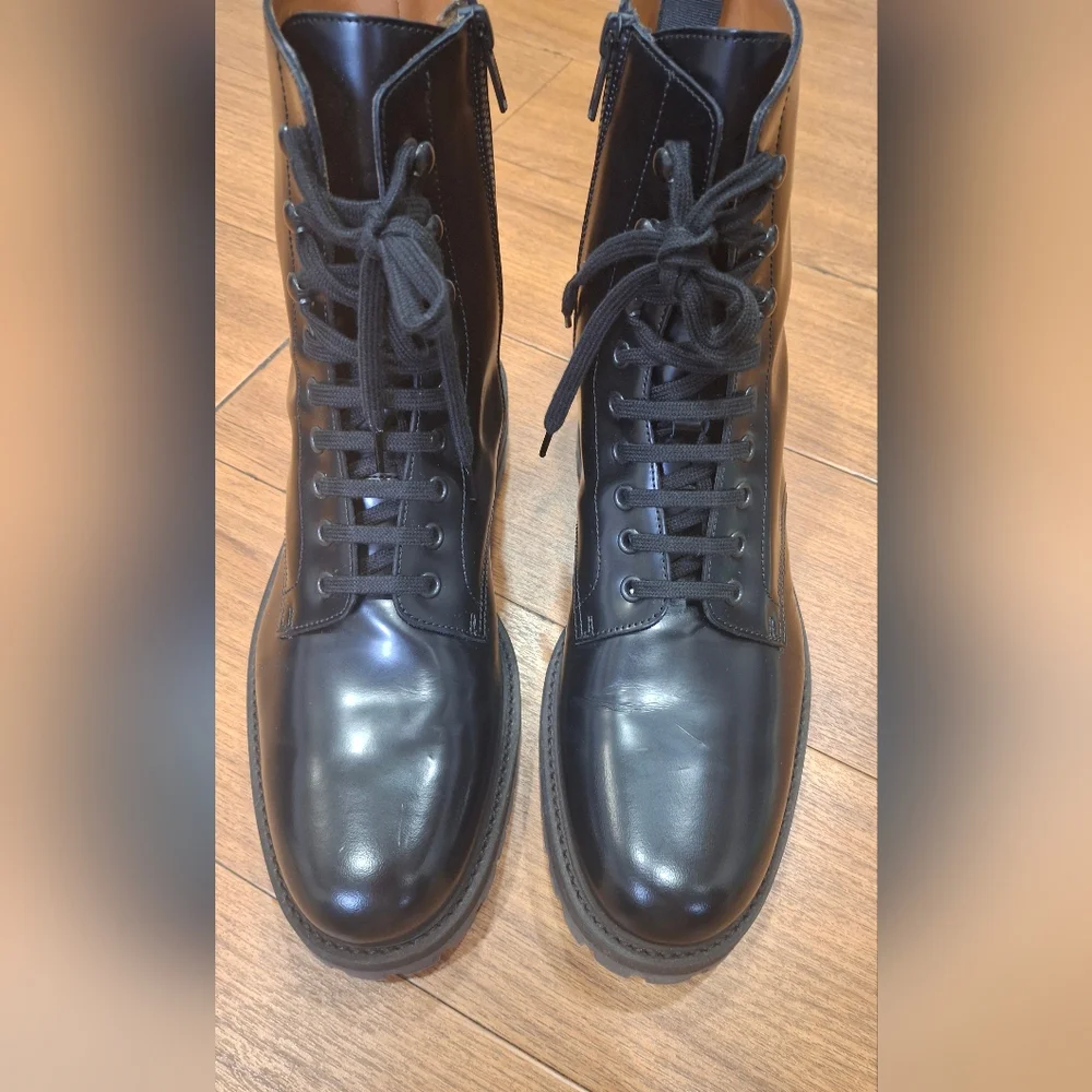 Common Projects Glossy Black Men's Boots
